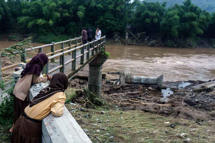 Sejumlah Jembatan di Bantul Putus Tergerus Banjir