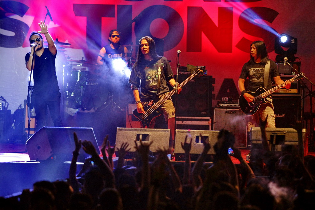 Krisyanto kembali menjadi vokalis  Jamrud setelah sempat mundur (Foto: Antara/Jojon)