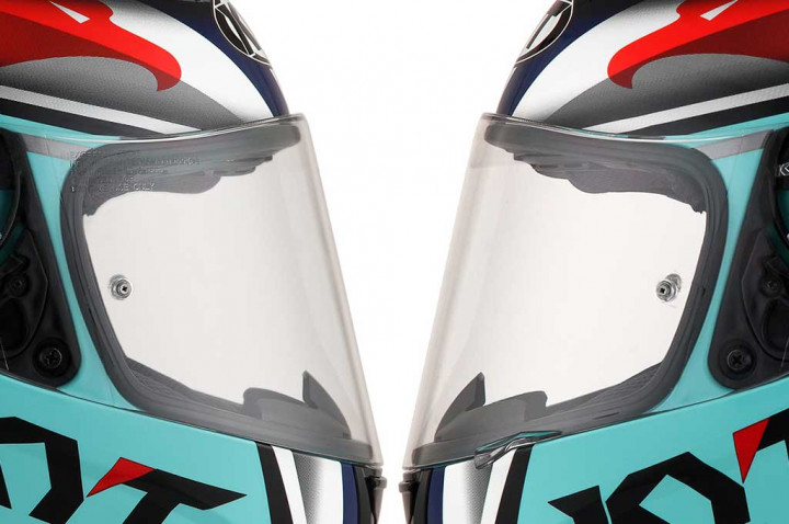 Flat Visor KYT Buat R-10, Berbekal Pinlock & Tear Off