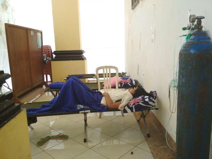 Penderita ISPA di Pengungsian GOR Swecapura Meningkat