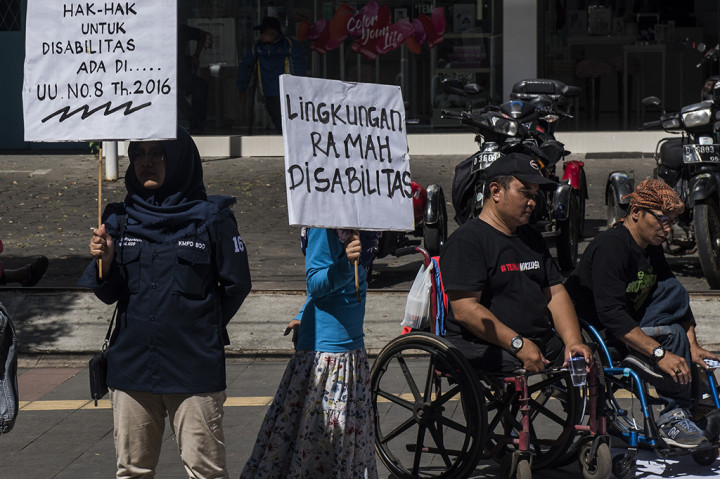 Aktivis Gelar Aksi Simpatik Peringati Hari Disabilitas Internasional