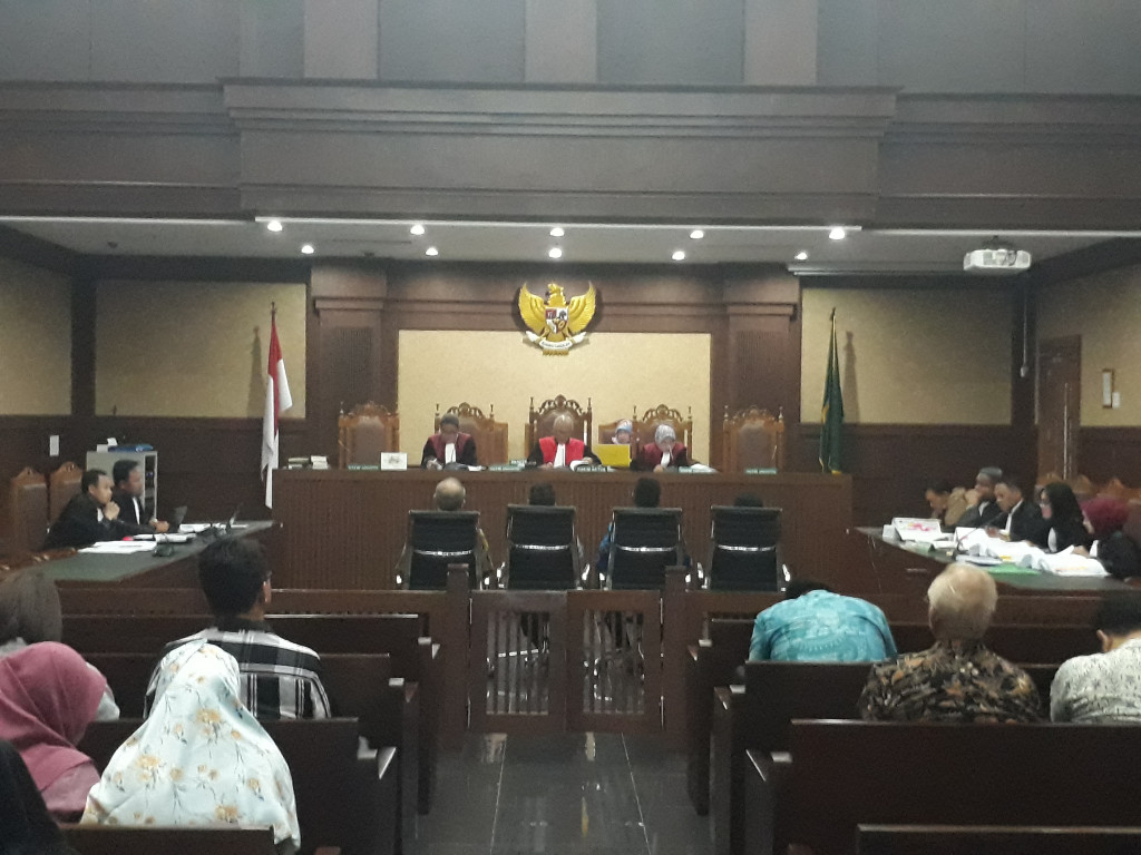 Suasana sidang di Pengadilan Tindak Pidana Korupsi Jakarta, Senin, 4 Desember 2017--Medcom.id/Damar Iradat