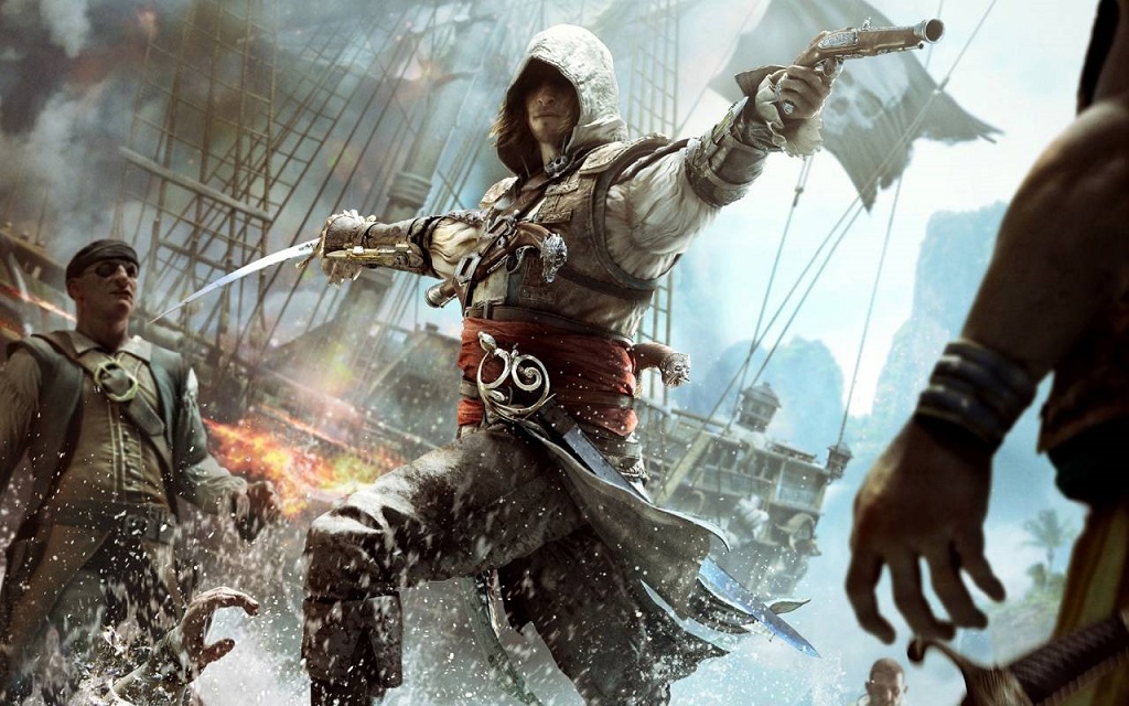 Assassin's Creed IV: Black Flag mengambil latar belakang abad ke-18 ketika bajak laut menjadi penguasa lautan.