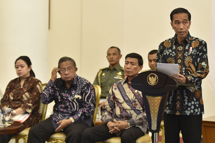 Jokowi Ingatkan Menteri Tetap Fokus Kerja Hadapi Tahun Politik