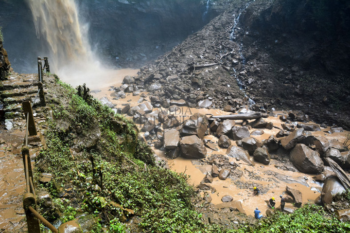 Air Terjun Cipendok Keruh, Kunjungan Wisatawan Merosot