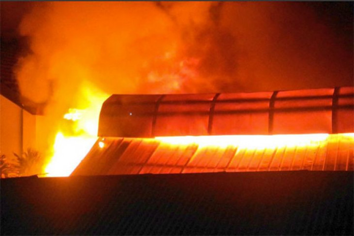 Pasar Gembrong Lama Kebakaran