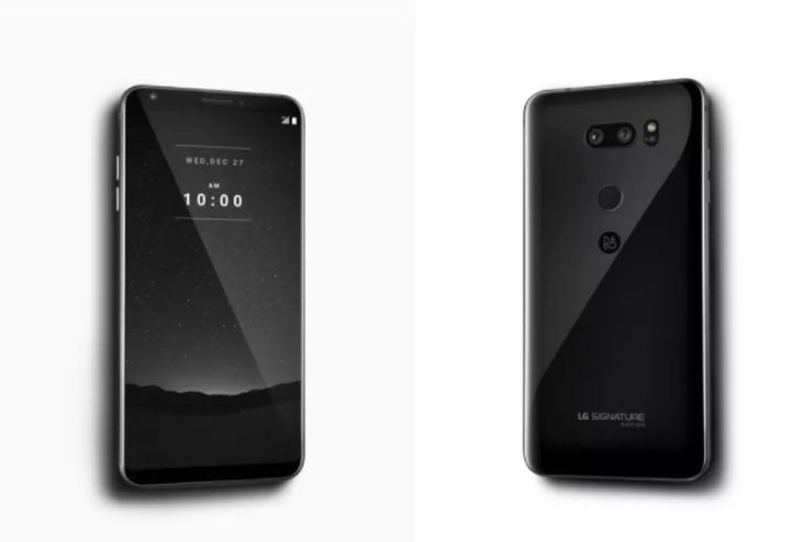 Tampilan LG Signature. 