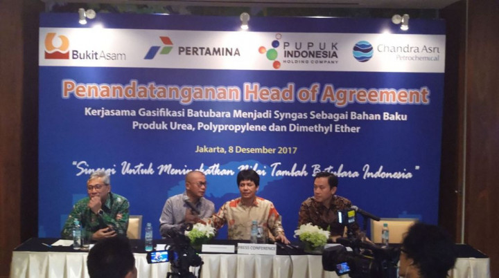 Bukit Asam Ubah Batu Bara jadi Produk Jual Lebih Tinggi