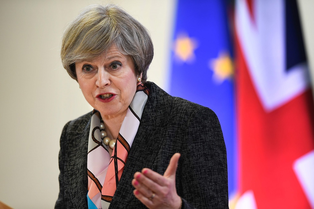Perdana Menteri Inggris Theresa May. (Foto: AFP)