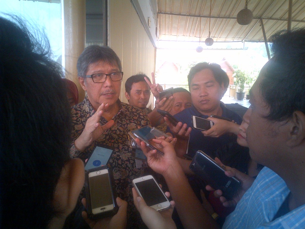 Komisaris Utama BSM Mulya E Siregar (Foto: MTVN/Angga Bratadharma)