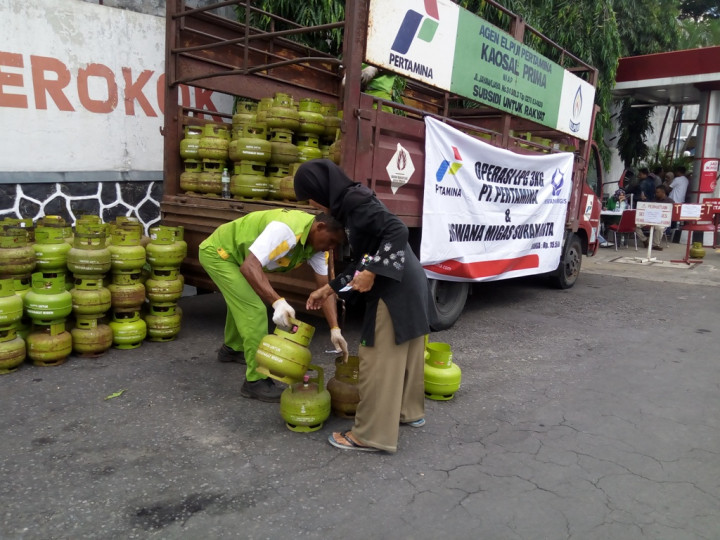 Pertamina Gelar Operasi Pasar LPG 3 Kg di Solo