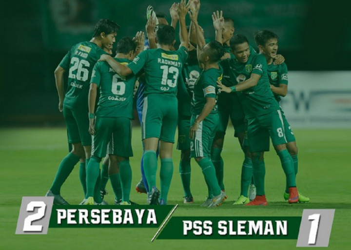 Perayaan Gelar Juara, Persebaya Bungkam PSS Sleman