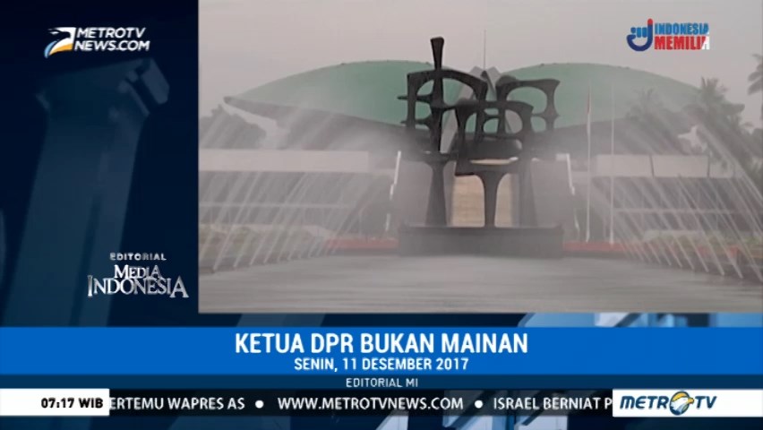 Ketua DPR Bukan Mainan
