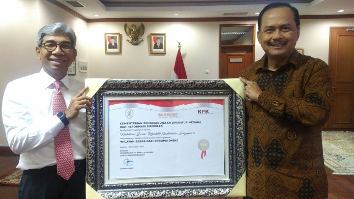 KBRI Singapura Sabet Penghargaan Wilayah Bebas Korupsi