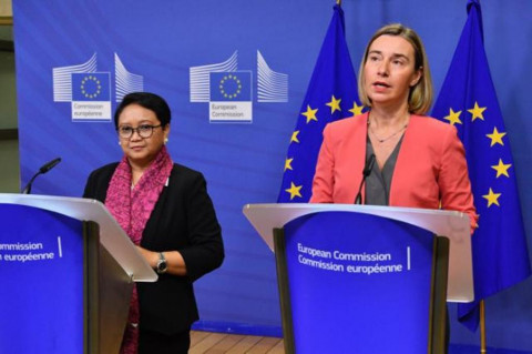 Indonesia-Uni Eropa Bersatu Dukung Palestina