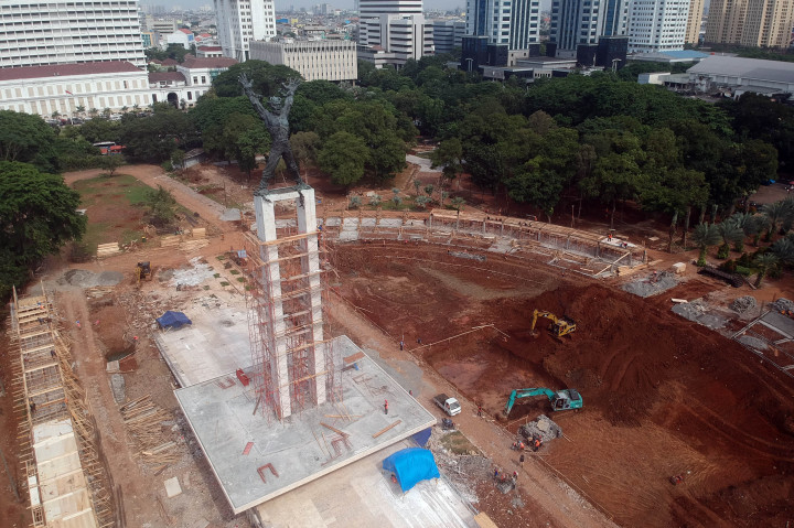 Sandi Targetkan Revitalisasi Lapangan Banteng Selesai 2018