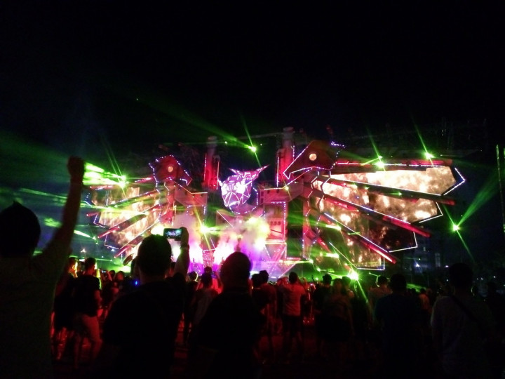 Penonton Berlari Memadati Area Panggung Robin Schulz di DWP 2017