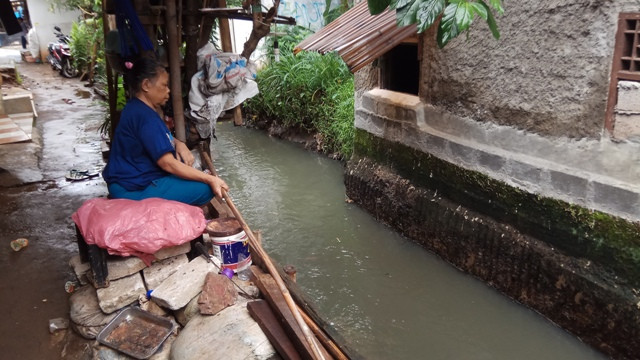 Warga Jatipadang Minta Ganti Untung Pelebaran Kali Pulo