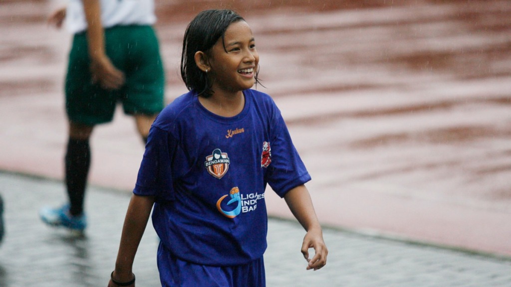 Anya Aurellia Putri, putri dari pelatih Bali United Widodo C Putro ikut meramaikan turnamen Bengawan Cup III 2017 (Foto: Dok. KAG)