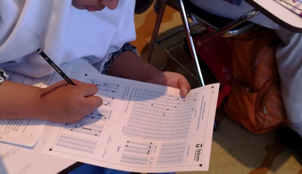 Peserta OSC with Avitex 2017 menjalani tes offlline di Jakarta pada 18 Desember (Foto:Metrotvnews.com)