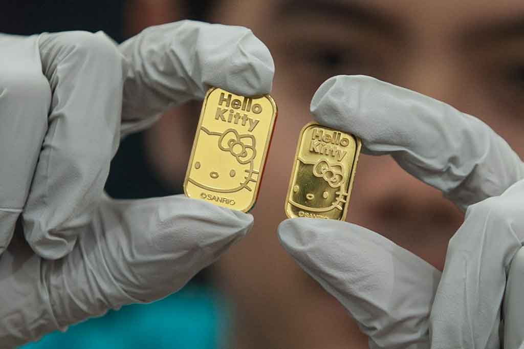 Antam Ekspor Emas Hello Kitty ke Jepang