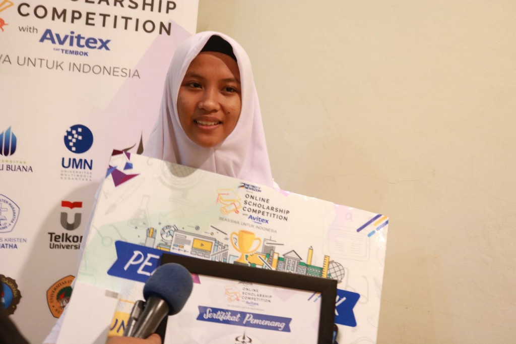 Ota Devy Purnamawati, peserta terbaik OSC with Avitex 2017 (Foto: Anindya Legia Putri)