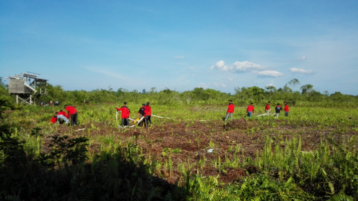 Kelompok Masyarakat di Sei Pakning Aktif Mencegah Kebakaran Hutan
