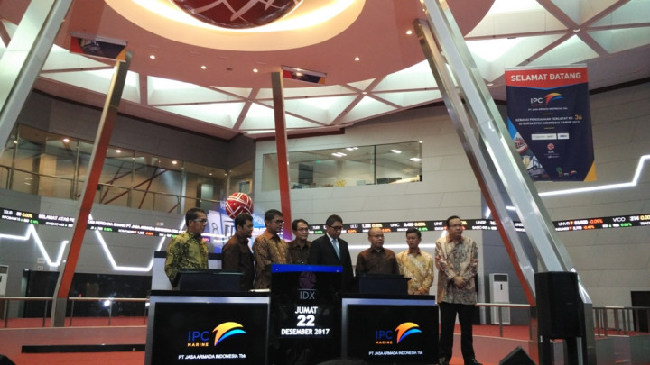 <i>Listing</i> di BEI, Saham Anak Usaha Pelindo II Melesat Rp400 per Saham