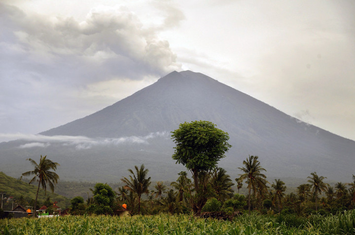 Gubernur Jamin Logistik Pengungsi Gunung Agung Aman