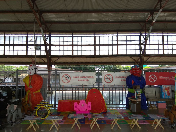 Arena Bermain Anak Disiapkan di Stasiun Pasar Senen