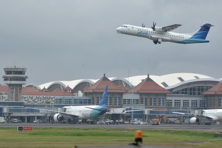 Bandara Ngurah Rai Aman walau VONA Oranye