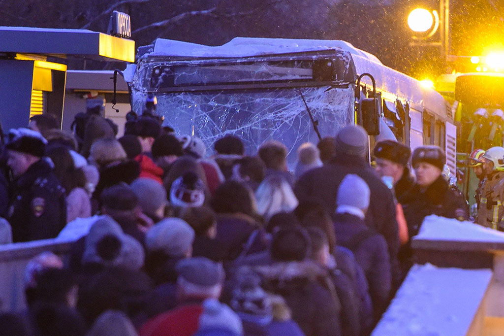 Bus Terobos Underpass Pejalan Kaki di Moskow, 4 Tewas