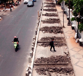 Bina Marga Targetkan Pembangunan Trotoar 2018 Sepanjang 80 Kilometer