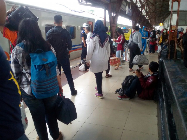 Kereta Api Masih Diminati Pemudik Tahun Baru
