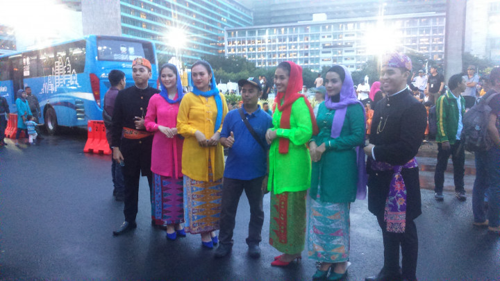 Abang None Meriahkan Panggung Utama Tahun Baru di HI