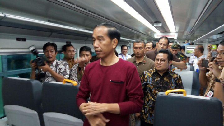 Presiden Resmikan Pengoperasian Kereta Bandara