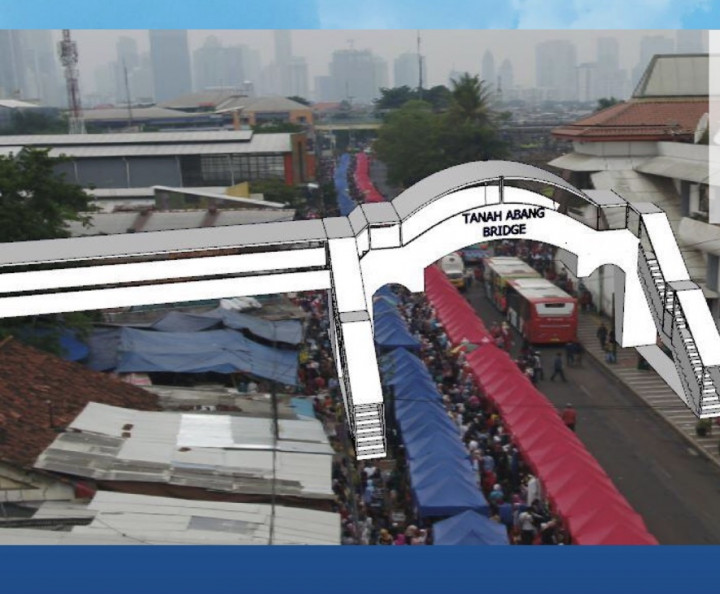 BPTJ Sarankan Pembangunan Pedestrian <i>Bridge</i> di Tanah Abang