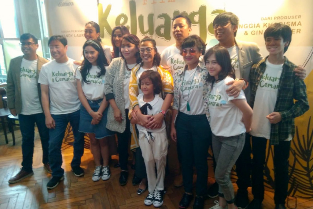 Jumpa pers Keluarga Cemara (Foto: medcom/purba)