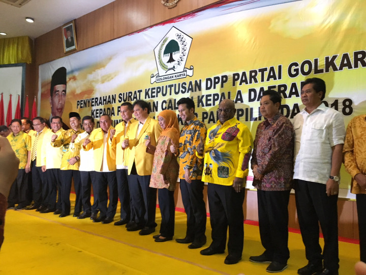 Jagoan-jagoan Golkar di 7 Pemilihan Gubernur