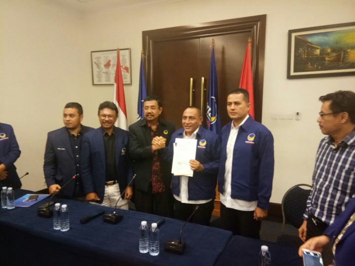 NasDem Resmi Usung Edy Rahmayadi-Musa Rajeckshah