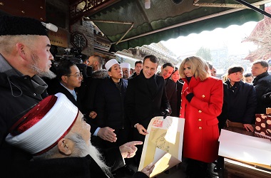 Tur Jalur Sutera, Macron Kunjungi Masjid Agung Xian