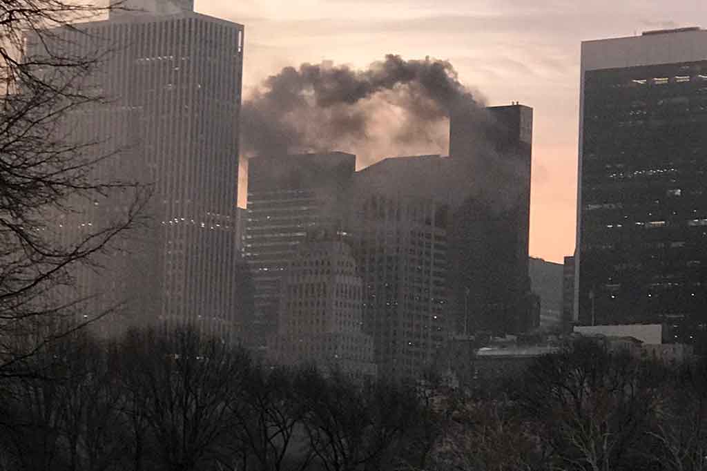 Kebakaran Landa Trump Tower, Dua Orang Terluka