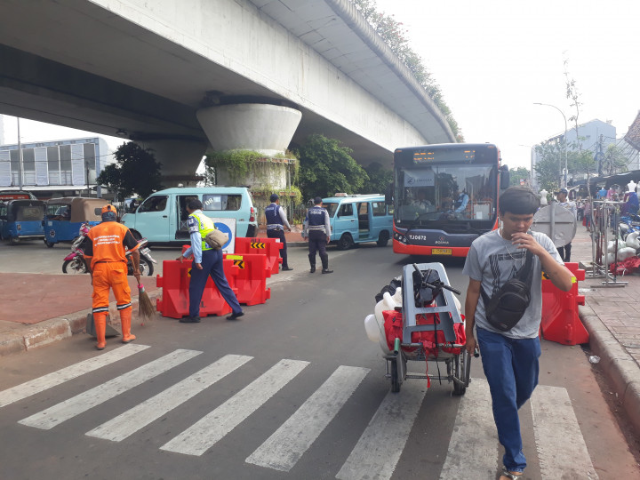 Ini Rekayasa Lalu Lintas di Pasar Tanah Abang