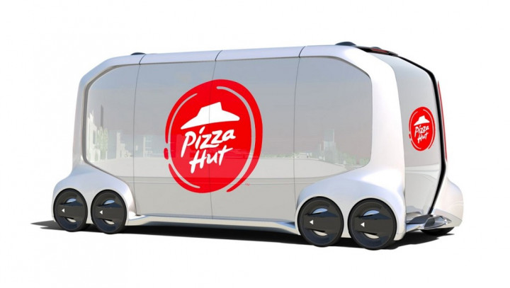 Toyota dan Pizza Hut Kerja Sama Buat Mobil Pengantar Otonom