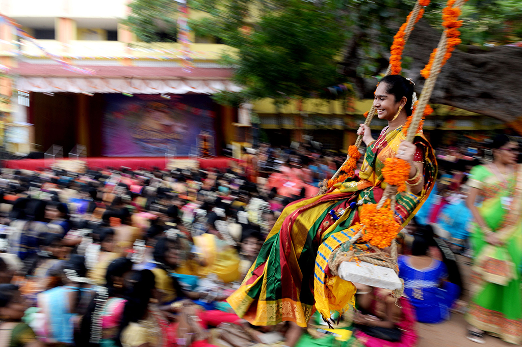 Intip Kemeriahan Festival Panen Tamil di India