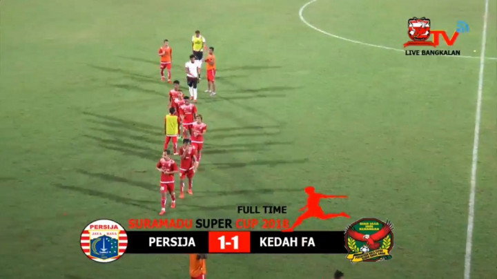 Maman Kartu Merah, Persija Ditahan Kedah FA