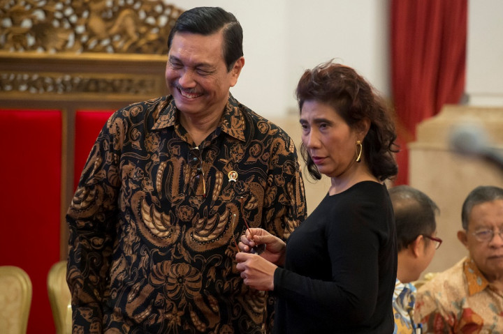 Menteri Susi Sindir Luhut soal Penenggelaman Kapal