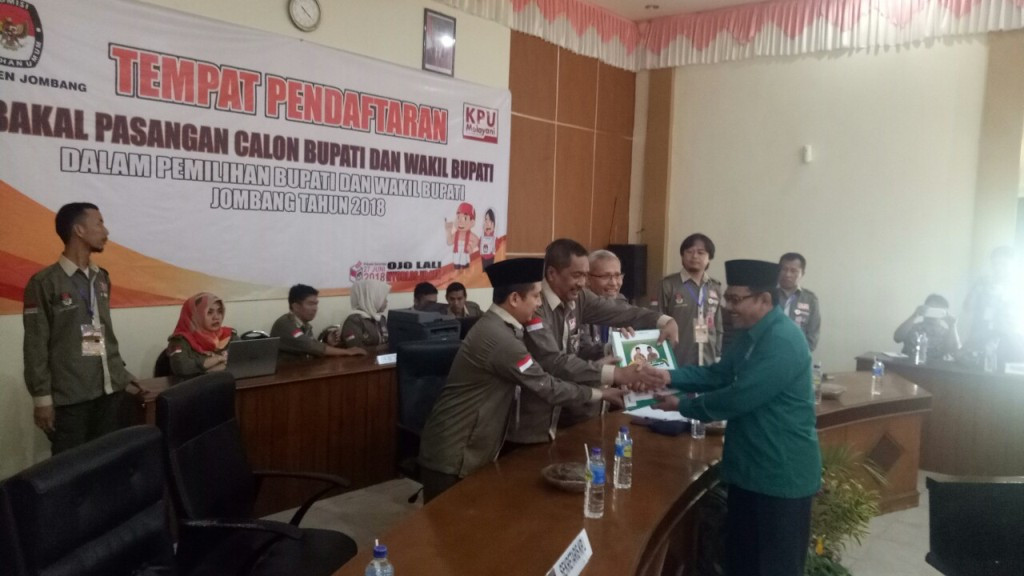 Nyono-Subaidi Daftar Cabup Jombang