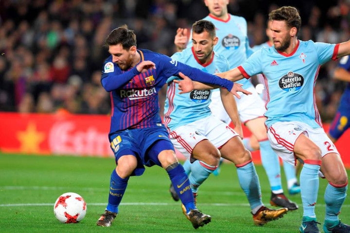 Gilas Celta Vigo, Barcelona ke Perempat Final