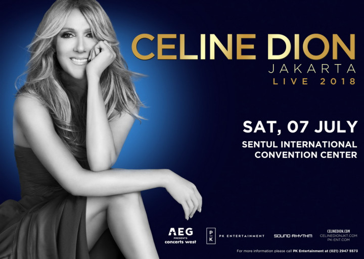 Celine Dion Gelar Konser Perdana di Jakarta